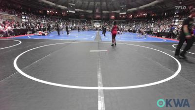 110 lbs Round Of 16 - KiMorah Cathey, Team Tulsa Wrestling Club vs Henry Hanzlicek, Smith Wrestling Academy