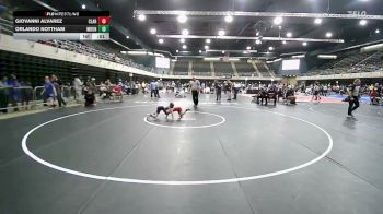 48 lbs Semifinal - Giovanni Alvarez, Clarksburg vs Orlando Nottham, Mount Airy