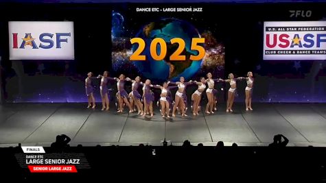 Dance Etc - Large Senior Jazz [2025 Senior Large Jazz Finals] 2025 The Dance Worlds