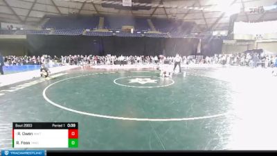 110 lbs 1st Place Match - Ryder Owen, Inland Northwest Wrestling Training Center vs Rorek Foss, Team Aggression Wrestling Club