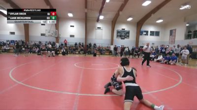 106 lbs Quarterfinal - Dylan Deck, Germantown Academy vs Liam McKlveen, Kiski School