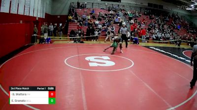 138 lbs 3rd Place Match - Braeden Watters, Plum Middle School vs Eric Granato, Belle Vernon Area