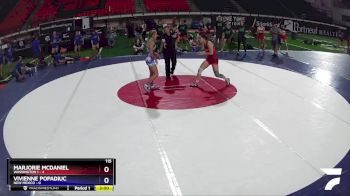 115 lbs Round 2 (16 Team) - Marjorie McDaniel, Washington 1 vs Vivienne Popadiuc, New Mexico