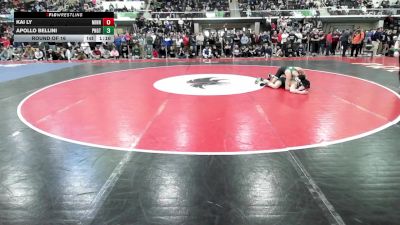 132 lbs Round Of 16 - Kai Ly, Minnechaug vs Apollo Bellini, Ponaganset