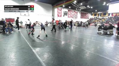 106 lbs Cons. Round 2 - Dylan Mai, Heritage vs Julian Bermudez, Heritage