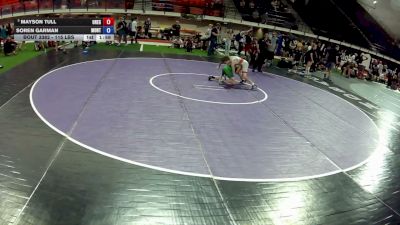 92 lbs Cons. Sub-semis - Mayson Tull, Oregon vs Soren Garman, Montana