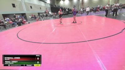 170 lbs Cons. Round 3 - Tessa Urrey, Sand Springs vs Kyndall Jones, Belton