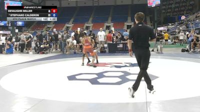 106 lbs 5th Place Match - DeVaughn Miller, Alabama vs Stephano Calderon, South Carolina