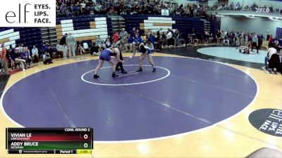 130 lbs. Cons. Round 2 - Addy Bruce, Hickman vs Vivian Le, Lincoln East