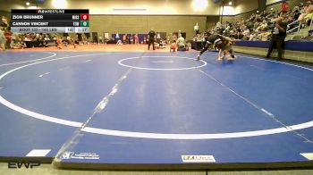 165 lbs Consolation - Zion Brunner, Mission Wrestling Club vs Cannon Vincent, Team Conquer Wrestling