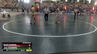 140 lbs Quarterfinal - Jace Stansberry, Arlington Wrestling Club vs Elliot Davisson, Higher Calling Wrestling Club