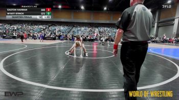 120 lbs Quarterfinal - Easton Harman, Oakdale vs Wyatt Strick, CircleS Training Center