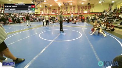 64 lbs 3rd Place - Bostyn Bayer, Broken Arrow Wrestling Club vs Riley Miller, Raw Wrestling Club