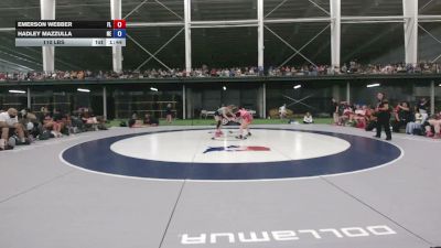 110 lbs Emerson Webber, Florida vs Hadley Mazzulla, Nebraska