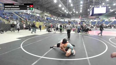 109 lbs Quarterfinal - Jorrdan Salazar, Steel City Reloaded WC vs Imauri Eikenberry, Juic3 Academy