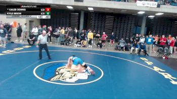 144 lbs Champ. Round 2 - Caleb Dennis, Unattached vs Kyle Miron, Unattached