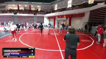 150 lbs Quarterfinal - Louden McDoulett, Harrah Wrestling Club vs Carter Portofee, Oklahoma