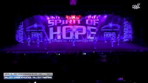Hill City Cheer Athletics - Hill City Twisters [2026 L2 - Rec Performance Elite - 14Y Day 1] 2026 Spirit of Hope Grand Nationals