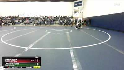 285 lbs Quarterfinal - Cole Steketee, Menlo College vs Sam Pereira, Simon Fraser (B.C.)