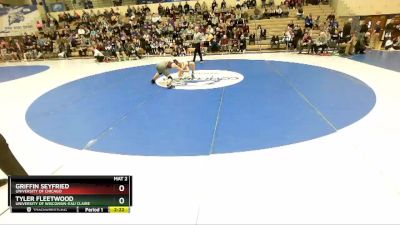 133 lbs Semifinal - Griffin Seyfried, University Of Chicago vs Tyler Fleetwood, University Of Wisconsin-Eau Claire