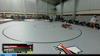 157 lbs 2nd Wrestleback And Semi-finals(16 Team) - Cesar Enriquez, Hereford vs Ajani Black, Killeen Ellison