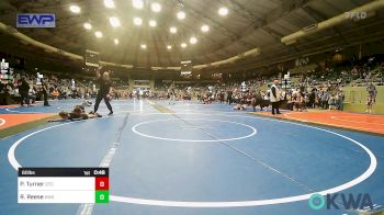 60 lbs Consi Of 4 - Peyton Turner, Owasso Takedown Club vs Raegan Reese, Keystone Wrestling Club