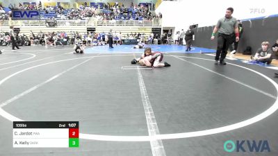 110 lbs Final - Knox Kline, HBT Grapplers vs Lincoln McMillen, Tonkawa Takedown Club