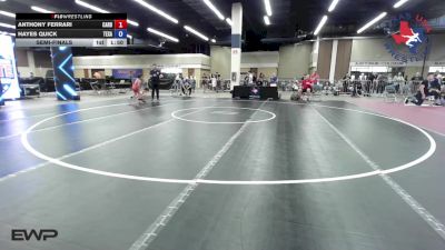 70 lbs Semifinal - Anthony Ferrari, Cardinal Wrestling Club vs Hayes Quick, Texans Wrestling Club