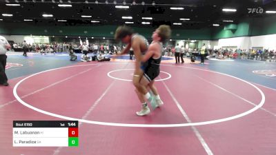 144 lbs Round Of 32 - Mikah Labuanan, HI vs Logan Paradice, GA