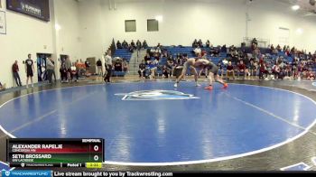 174 lbs Semifinal - Seth Brossard, UW Lacrosse vs Alexander Rapelje, Concordia MN