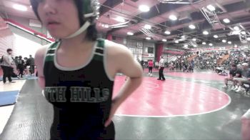 115 lbs Champ. Round 2 - Noemi Cordero, Poway vs Kathleen Suarez, South Hills