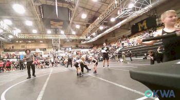 43 lbs Consolation - Yori Jackson, Shelton Wrestling Academy vs Trinity Collins, Standfast