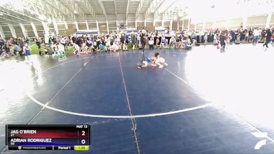 56 lbs 1st Place Match - Jag O`Brien, UT vs Adrian Rodriguez, OR