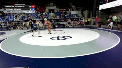120 lbs Champ. Rd Of 32 - Jahryzen Pagaragan, NV vs Hendrix Schwab, IA
