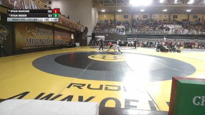 175 lbs Round Of 16 - Ryan Barone, Fishburne Military School vs Ryan Meier, Blair Academy