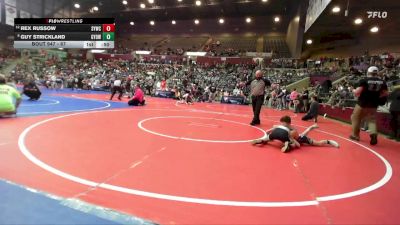 67 lbs Cons. Round 3 - Rex Russow, Springdale Youth Wrestling Club vs Guy Strickland, Gentry Youth Organization Wrestling