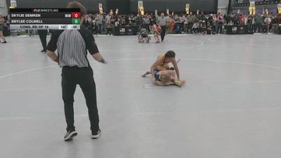 135 lbs Cons. Rd Of 16 - Skylie Semken, Maw vs Brylee Colwell
