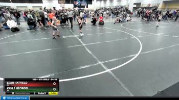 54-59 lbs Quarterfinal - Kayle Georgel, WI vs Leah Hatfield, IA