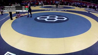 D1-113 lbs Quarterfinal - Rylan Seacrist, Brecksville vs Joshua Medina, Oregon Clay