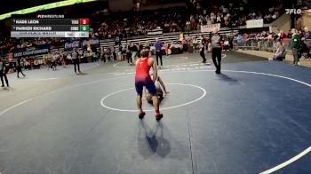 D 2 132 lbs 5th Place Match - Kade Leon, Teurlings Catholic vs Parker Richard, Comeaux