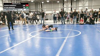 70 lbs Cons. Sub-quarters - Austin Cardenas, Lake Stevens Wrestling Club vs Kyler Simmons, Kalispell Wrestling Club