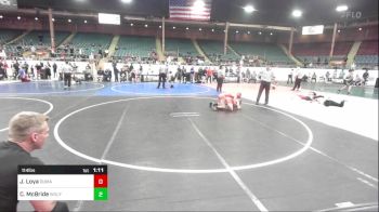 114 lbs Semifinal - Jace Loya, Dumas Wrestling Club vs Cru McBride, Wolfpack Wrestling Academy