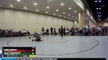 132 lbs Quarters & Wb (16 Team) - Kevin Concepcion, Somerset Academy vs Kaeb Stebbins, Delta Eagles