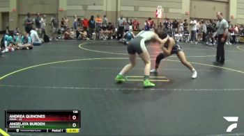 138 lbs Round 1 (10 Team) - Andrea Quinones, POWA vs Angelaya Burden, BadBass