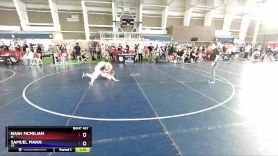 157 lbs Cons. Round 2 - Nash McMilian, ID vs Samuel Mann, AZ