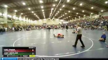 92 lbs Round 2 (4 Team) - Cael Staggs, Gold Rush Wrestling vs Cody Westlake, Team Montana