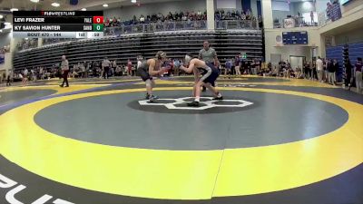 144 lbs Cons. Round 4 - Ky Savion Hunter, Sandusky vs Levi Frazer, Yale