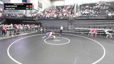 4A 144 lbs Cons. Round 1 - Blake Ziesler, Park City vs Kellan Fox, Crimson Cliffs