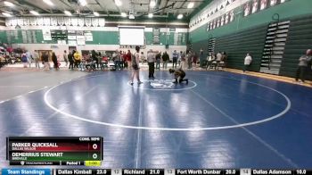 132 lbs Cons. Semi - Parker Quicksall, Dallas Wilson vs Demerrius Stewart, Birdville