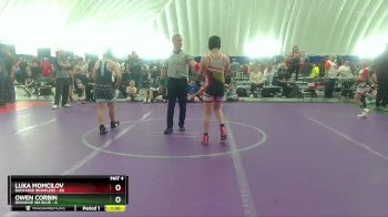 110 lbs Round 1 (8 Team) - Luka Momcilov, Backyard Brawlers vs Owen Corbin, Donahue WA Blue